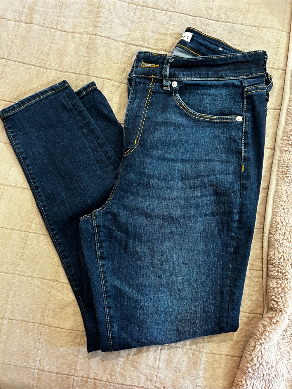 LOFT Dark Blue Skinny Jeans